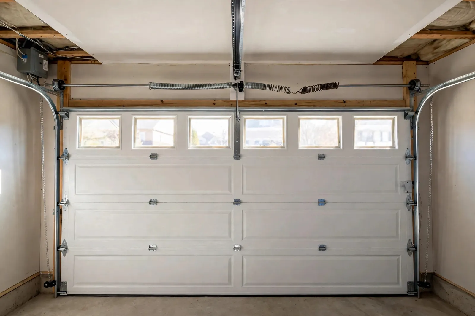 Before photo,  Spring Replacement in Carrington, by Waldorf Garage Door Repair