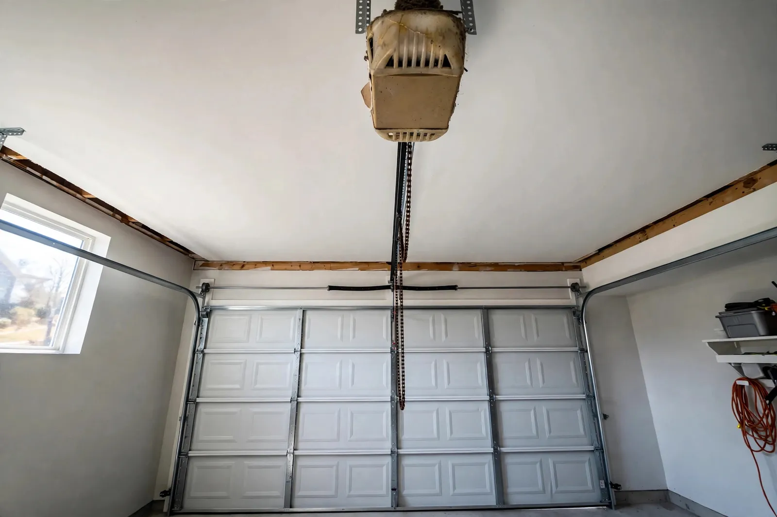Before photo,  Opener Installation in St. Charles, by Waldorf Garage Door Repair